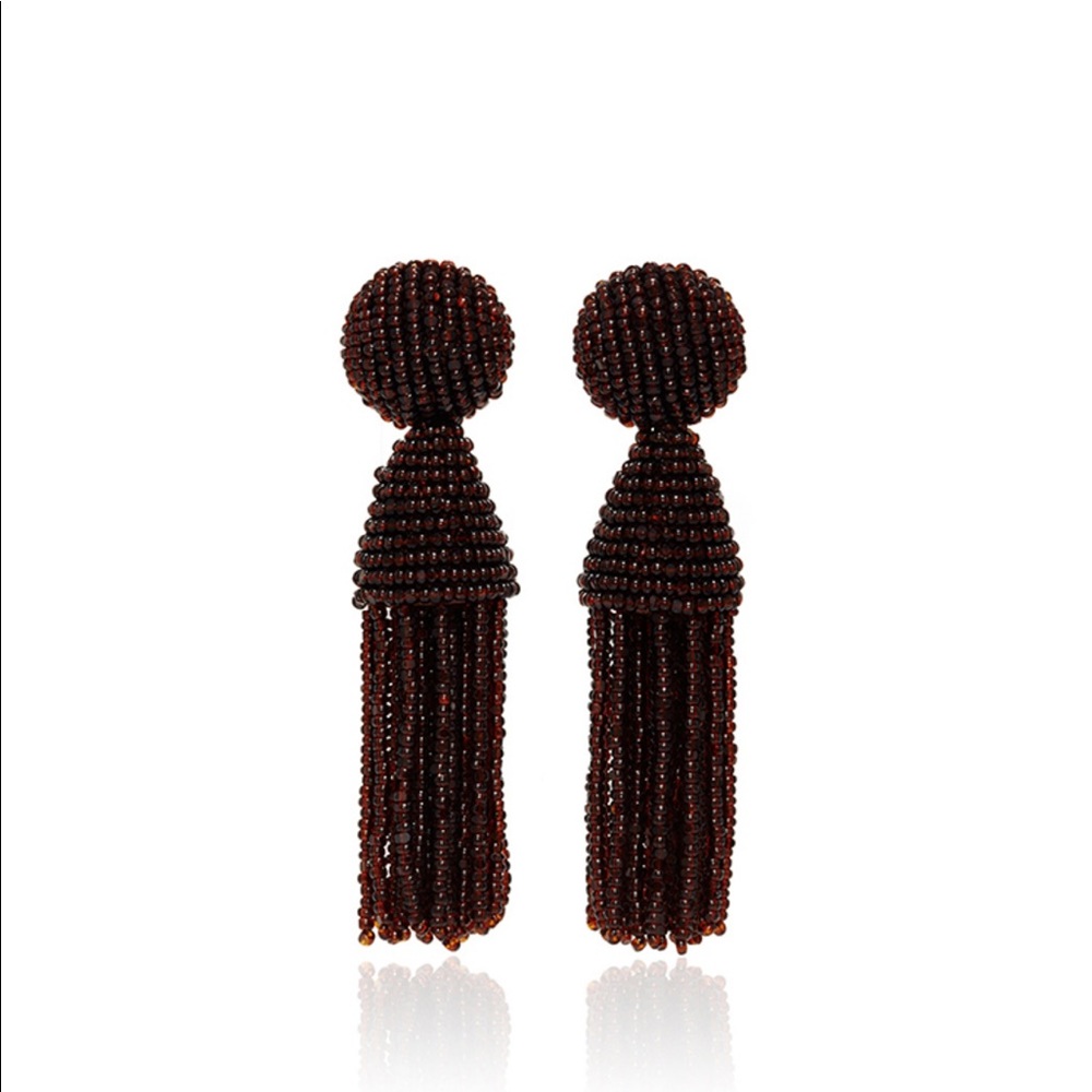 Oscar de la Renta Tassel Earings